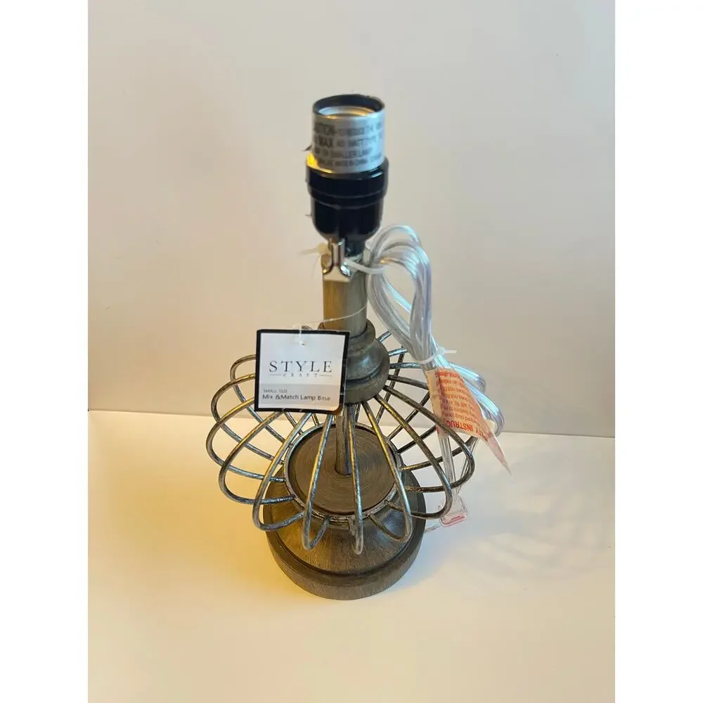 New StyleCraft Table Lamp - Brown Vintage Style